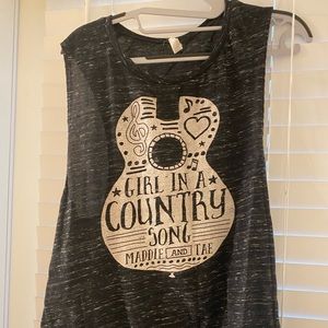 Maddie and Tae Sheer Cut-Off